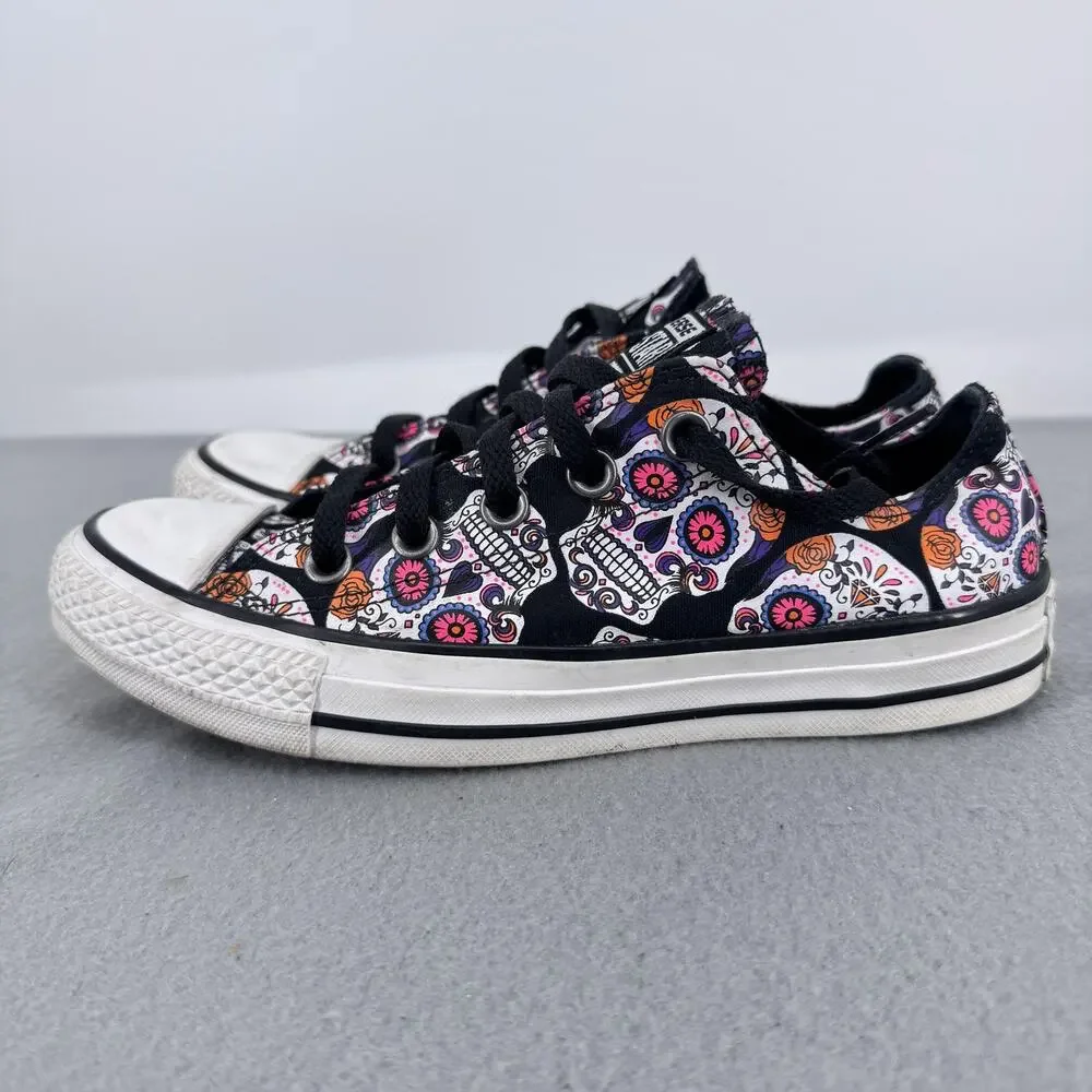 Converse Chuck Taylor All Star Day Of The Dead Low‎ Top Shoes Mens 4 W6 154893F